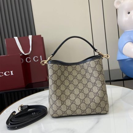 GG Emblem mini bucket bag